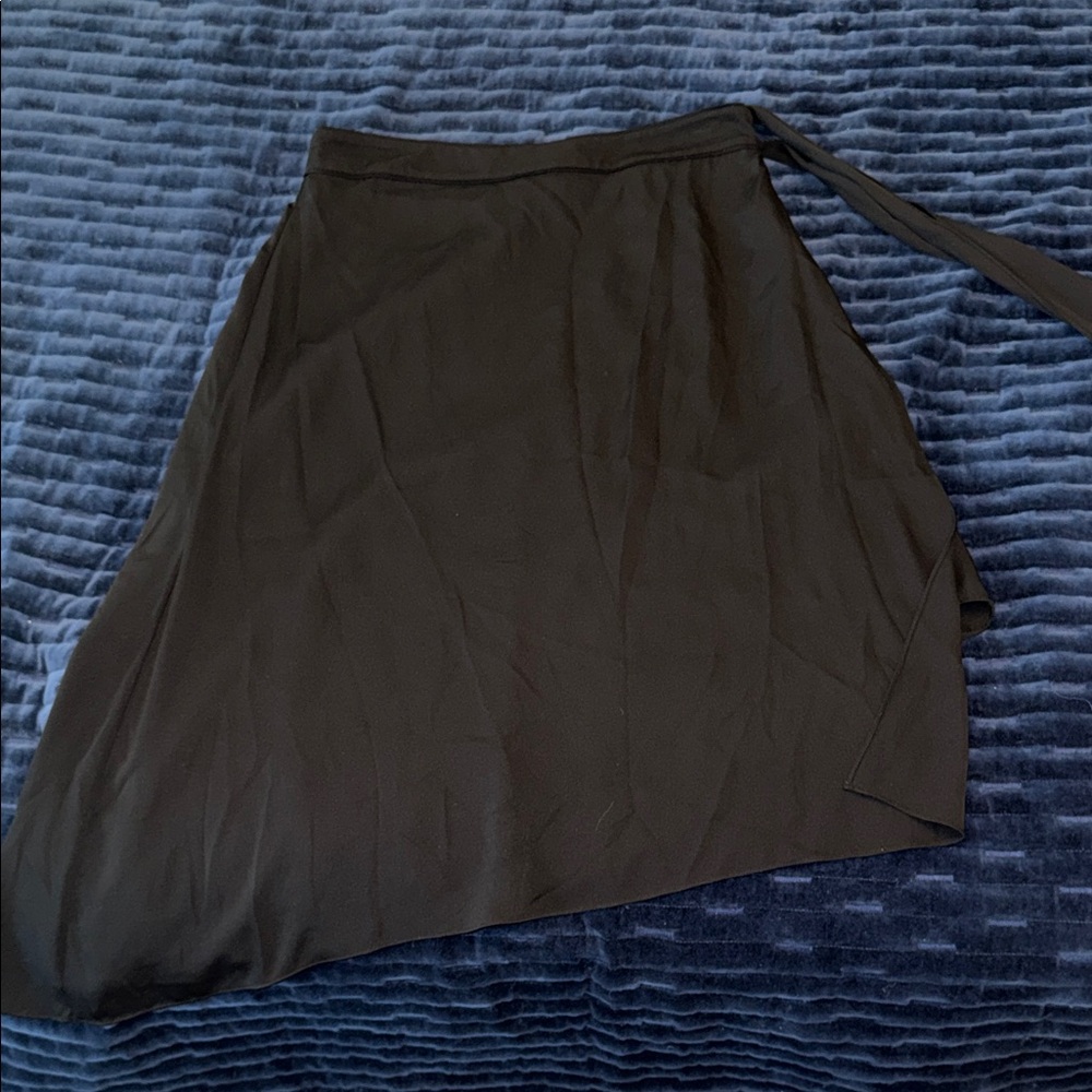 Diane Von Furstenberg Black Asymmetrical Skirt